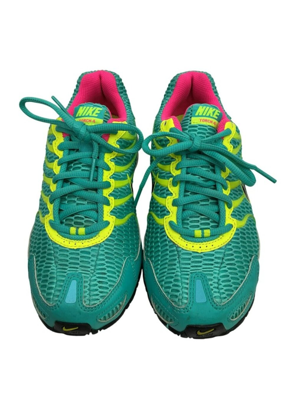 Nike Air Max Torch 4 Running Shoes Sneakers Womens 7.5 Teal/Yellow/Pink - Picture 10 of 10